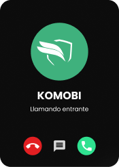 Llamadas telefónicas de refuerzo | KOMOBI Tracker